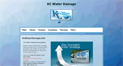 Desktop Screenshot of kcwaterdamage.info